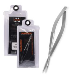 Eyebrow Trimming Spring Type Scissors Straight 11cm – Precision Facial Hair Removal Tool