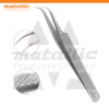 Professional Lash Tweezers for Eyelash Extensions – Curved Tip, Anti-Static, Isolation Boot