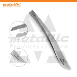 Mini Eyebrow Stylish Tweezers – Slanted Tip Stainless Steel Grooming Tool