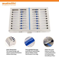 Instruments Cassette for 10pcs Slim Folding Scalers – Special Design