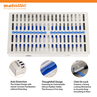 Instruments Cassette for 20pcs Slim – Special Design for Dental Scalers