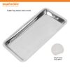 Stainless Steel Plain Instruments Tray 18 cm – Medical, Dental, Beauty & Lab Use