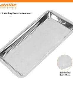 Stainless Steel Plain Instruments Tray 18 cm – Medical, Dental, Beauty & Lab Use