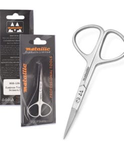 Eyebrow Special Trimming Scissors 9cm Straight – Precision Stainless Steel Grooming Tool