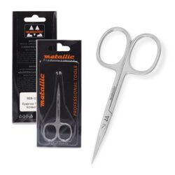 Eyebrow Trimming Scissors 10cm Straight – Precision Stainless Steel Grooming Tool