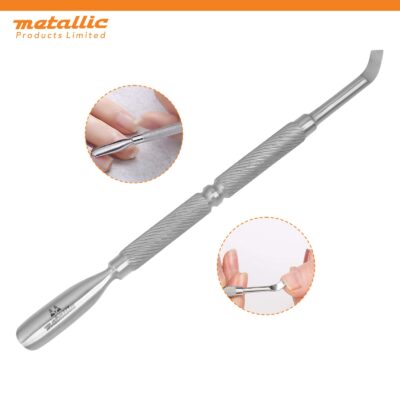 dual-ended cuticle pusher, nail cuticle tool, cuticle pusher for nails, best cuticle pusher for home use, professional cuticle pusher UK, ergonomic cuticle pusher, cuticle pusher for gel nails