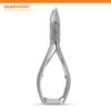 Toenail nipper concave jaw double spring stainless steel