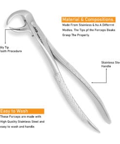 Forceps #86A for Lower Molar Root Extractions – Metallic Products Limited