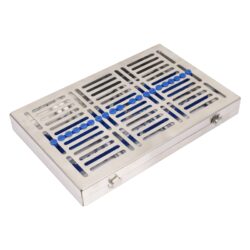 High-Quality Cassette for 20 Tools with Blue Silicone and Removable Rack
