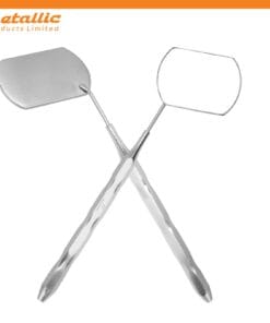 Half-Moon Eyelash Extension Mirror – Stainless Steel Lash Tool for UK Salons & Spa Professionals