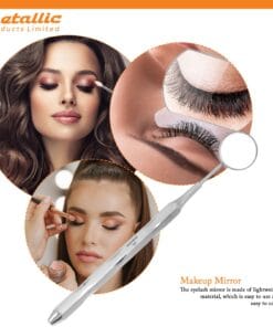 ash mirror round, round lash mirror uk, eyelash extension mirror, professional lash mirror, salon lash tools uk, round eyelash mirror, lash technician mirror uk, lash inspection mirror, portable lash mirror, beauty mirror for lash artists, precision lash mirror, eyelash mirror tool uk