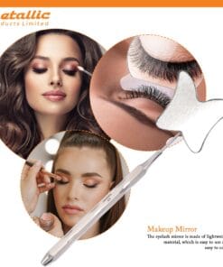 butterfly eyelash mirror, detachable lash mirror, lash extension inspection mirror, eyelash extensions mirror UK, professional lash mirror, lash artist tools UK, precision lash mirror, eyelash mirror for salon