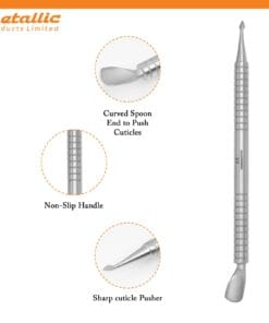 salon manicure tools UK, nail technician cuticle tool, best cuticle pusher for professionals, nail salon cuticle knife, precision cuticle cleaner, manicure pedicure tools UK, stainless steel manicure kit, professional nail care tools UK