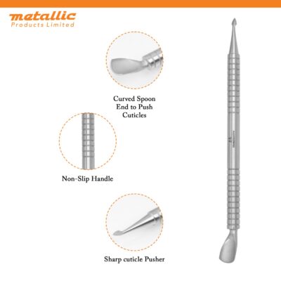 salon manicure tools UK, nail technician cuticle tool, best cuticle pusher for professionals, nail salon cuticle knife, precision cuticle cleaner, manicure pedicure tools UK, stainless steel manicure kit, professional nail care tools UK