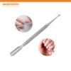 dual ended cuticle pusher uk, cuticle pusher with ingrown lifter, stainless steel cuticle lifter uk, ingrown nail lifter tool, dual sided nail cuticle tool, professional cuticle lifter uk, rust resistant cuticle pusher, ergonomic cuticle tool uk