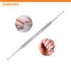 dual sided nail curette uk, stainless steel ingrown lifter tool, cuticle curette tool uk, ingrown nail remover curette, dual-ended cuticle pusher curette, precision cuticle lifter uk, pro nail curette surgical steel, curette ingrown nail tool uk