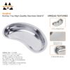 15cm kidney tray, stainless steel kidney tray, small medical kidney dish, surgical kidney tray, stainless steel medical tray, reusable kidney tray, autoclavable kidney dish, hospital kidney tray, dental kidney tray, medical instrument tray, stainless steel surgical dish, compact kidney tray, kidney tray for hospitals