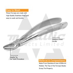 Upper Left Molar Extraction Forceps #18 – Dental Instrument