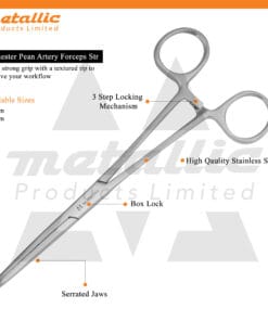 Hemostatic Pean Rochester Artery Forceps 16cm
