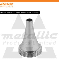 Hartmann Ear Specula for Child & Adult set of 5pcs (3,4,5,6&7.5mm)