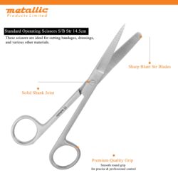 Surgical Scissors S/B 14.5cm STR
