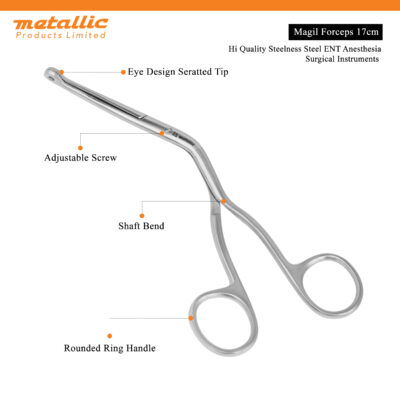 Magill Forceps 17cm – Precision Airway Management Tool