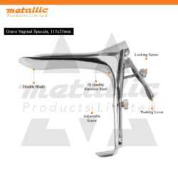 Grave Vaginal Clamp Large – Premium Stainless Steel Gynecology Instrument