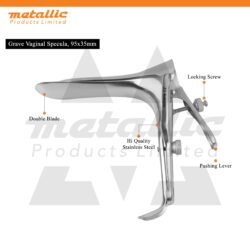 Grave Vaginal Clamp Medium – Stainless Steel Gynecological Instrument