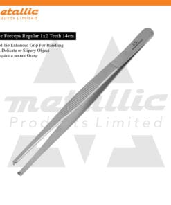 Dressing Tissue Forceps 14.5cm 1x2T – Precision Surgical Instrument