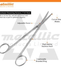 Metzenbaum Scissors 18cm CVD