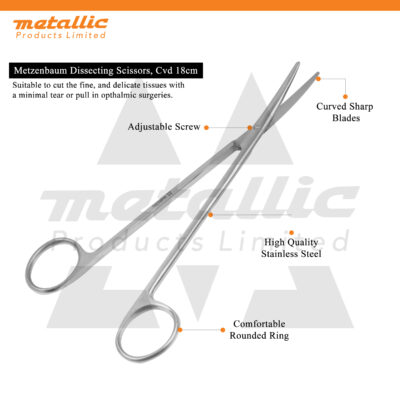 Metzenbaum Scissors 18cm CVD