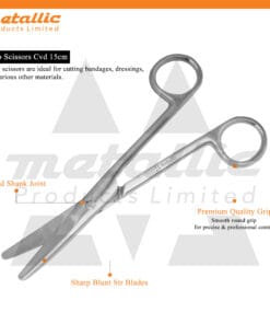 Mayo Scissors 15cm CVD