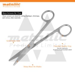 Mayo Scissors 15cm STR