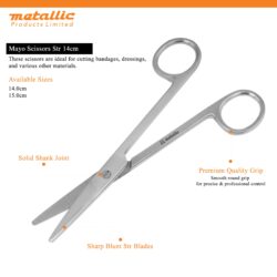 Mayo Scissors 14cm STR