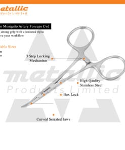 Micro Mosquito Artery Forceps 12.5cm CVD