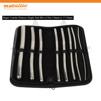 Urethral Sounding Set Hegar Dilators of 8pcs 3/4 to 17/18mm Double End Plug Tool