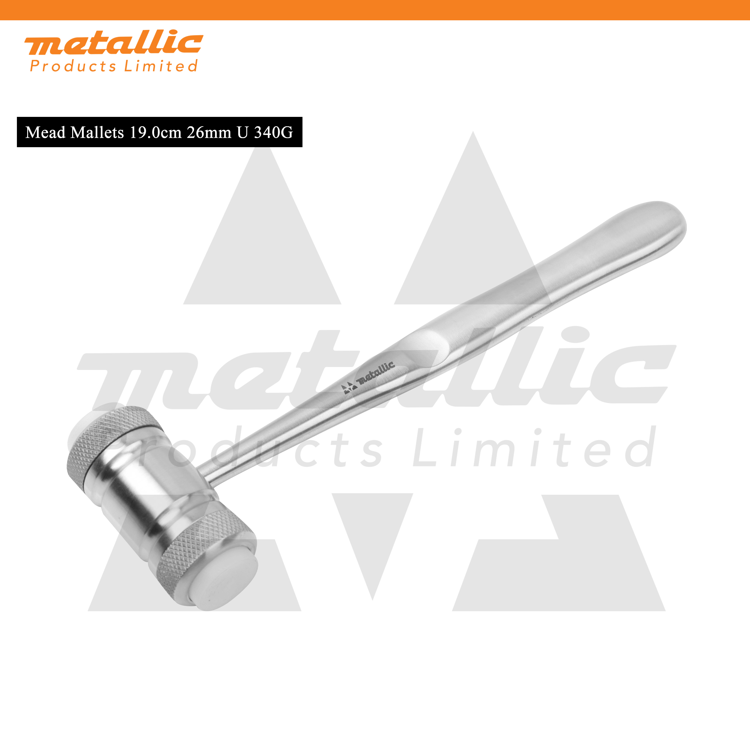 Mead Mallets Hammer 19cm, 340g, Ø 26cm