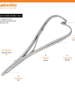 Mathieu Needle Holder 14cm – Precision & Comfort in Suturing