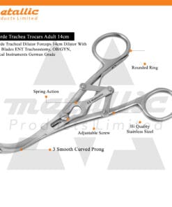 Laborde Dilator 14cm Adult – Premium Stainless Steel Medical Instrument