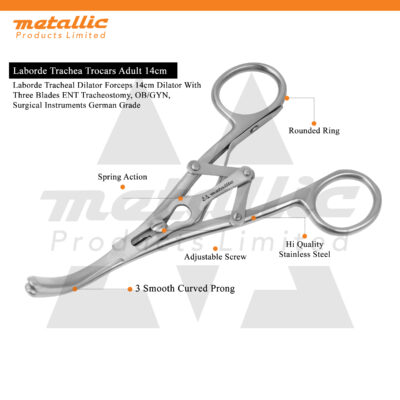 Laborde Dilator 14cm Adult – Premium Stainless Steel Medical Instrument