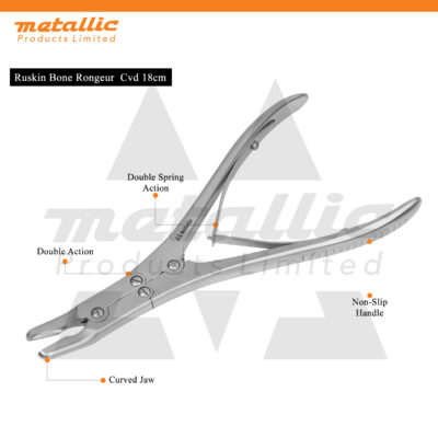 Ruskin Bone Rongeur Forceps 18cm – Precision Surgical Instrument