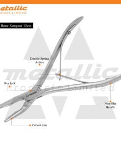 Luer Bone Rongeur Forceps 14cm – Precision Surgical Instrument