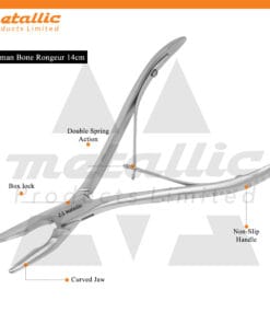 Friedman Bone Rongeur Forceps 14cm – Precision Surgical Instrument