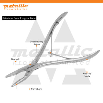Friedman Bone Rongeur Forceps 14cm – Precision Surgical Instrument