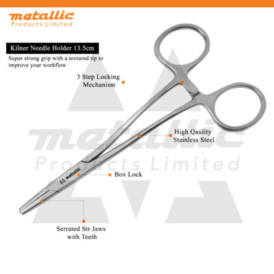 Kilner Needle Holder 13cm – Precision & Reliability in Suturing