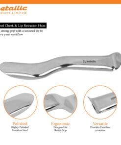 Cawood Cheek & Lip Retractor 14cm