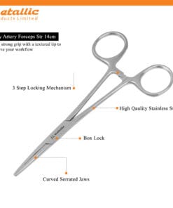 Kelly Artery Forceps 14cm STR – Precision, Control & Durability