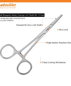 Micro Mosquito Artery Forceps 12.5cm STR