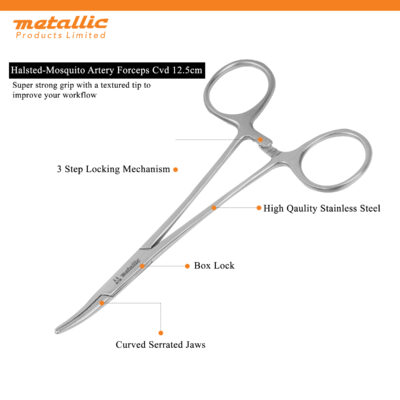 Mosquito Artery Forceps 12.5cm CVD – Precision Surgical Instrument