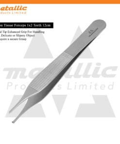 Micro Adson Forceps 12 cm 1x2 Teeth – Precision Surgical Forceps